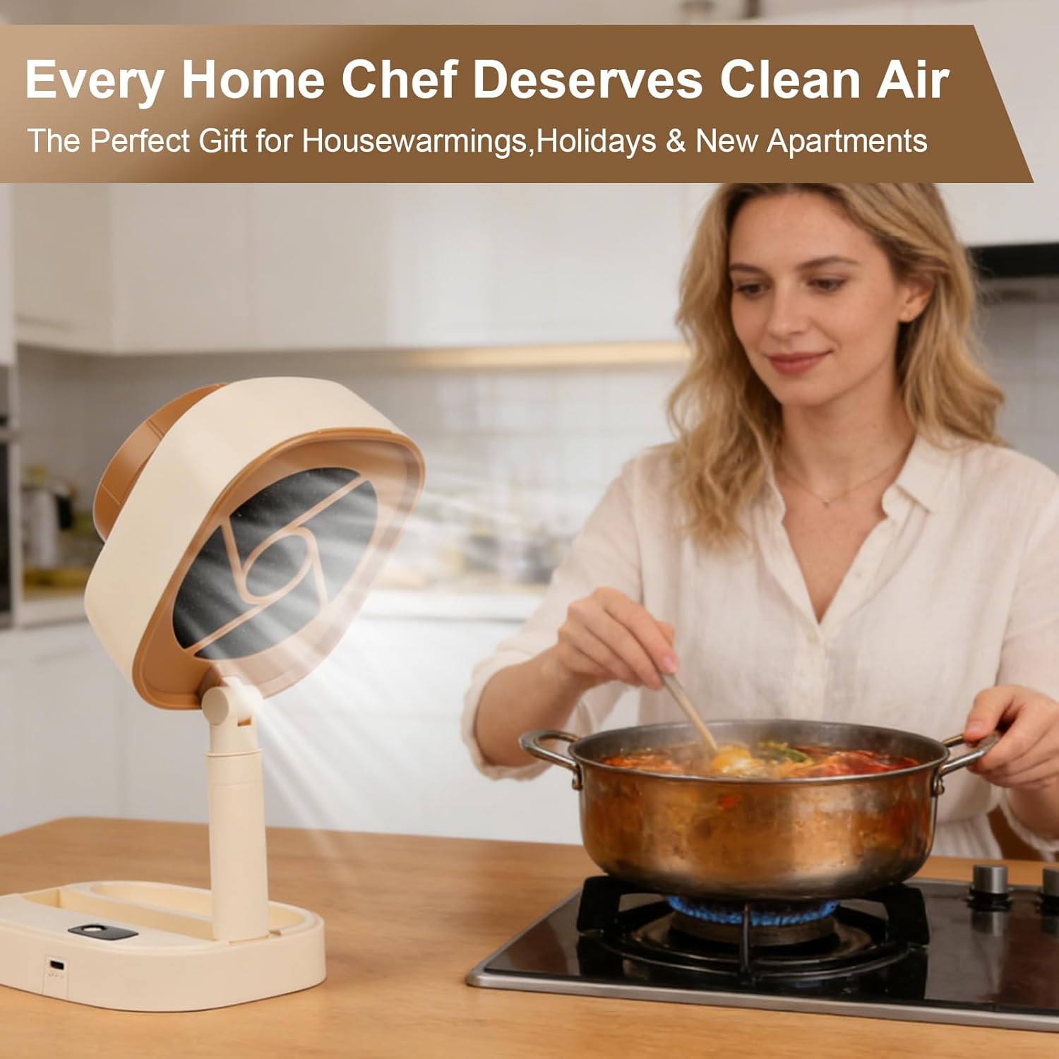 Desktop range hood