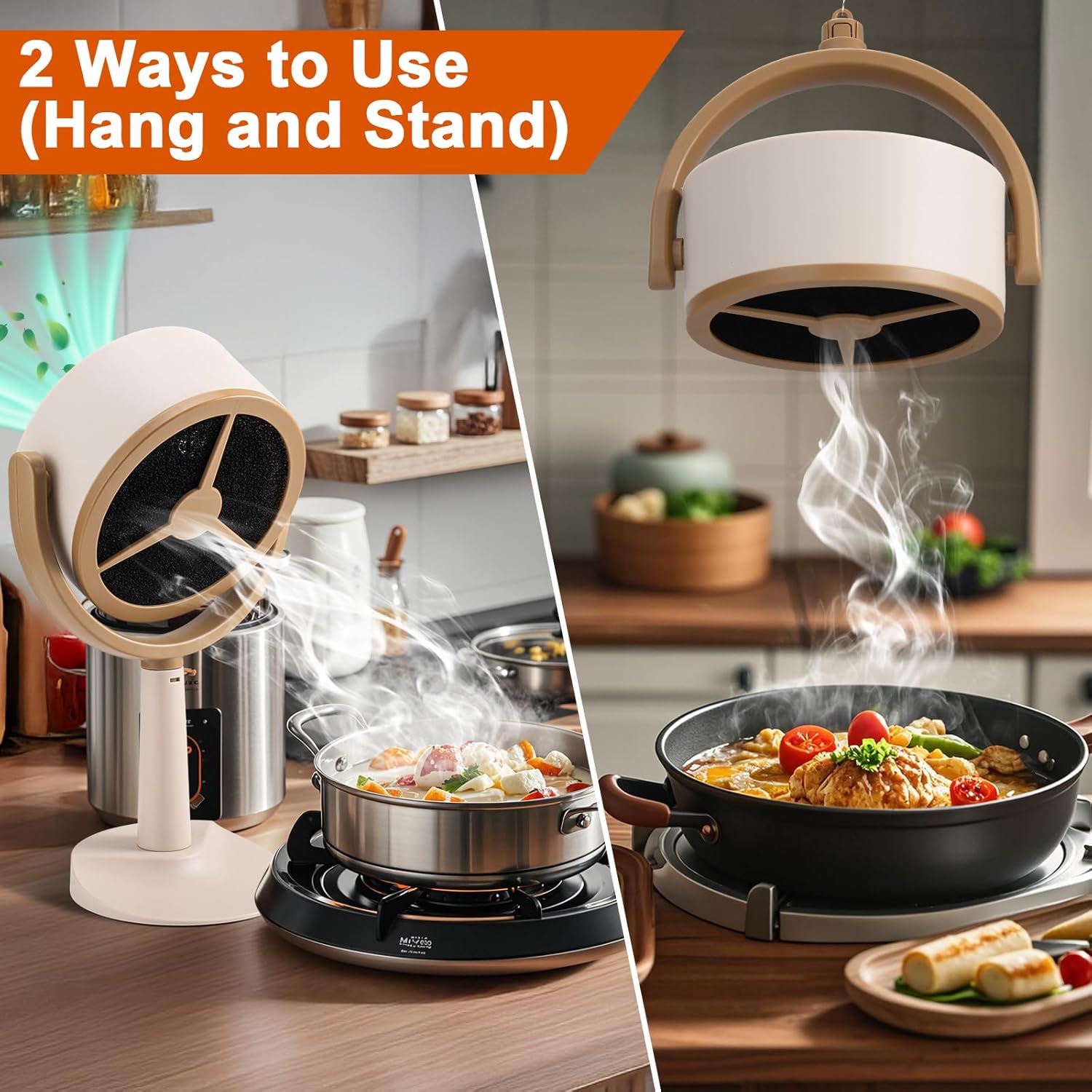 Desktop range hood