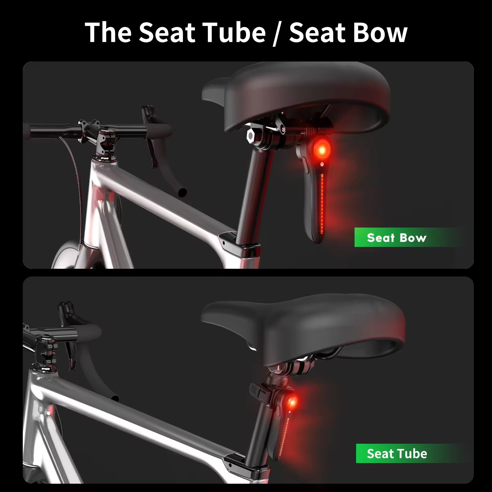 XICHAO Bicycle Intelligent brake sensing taillights