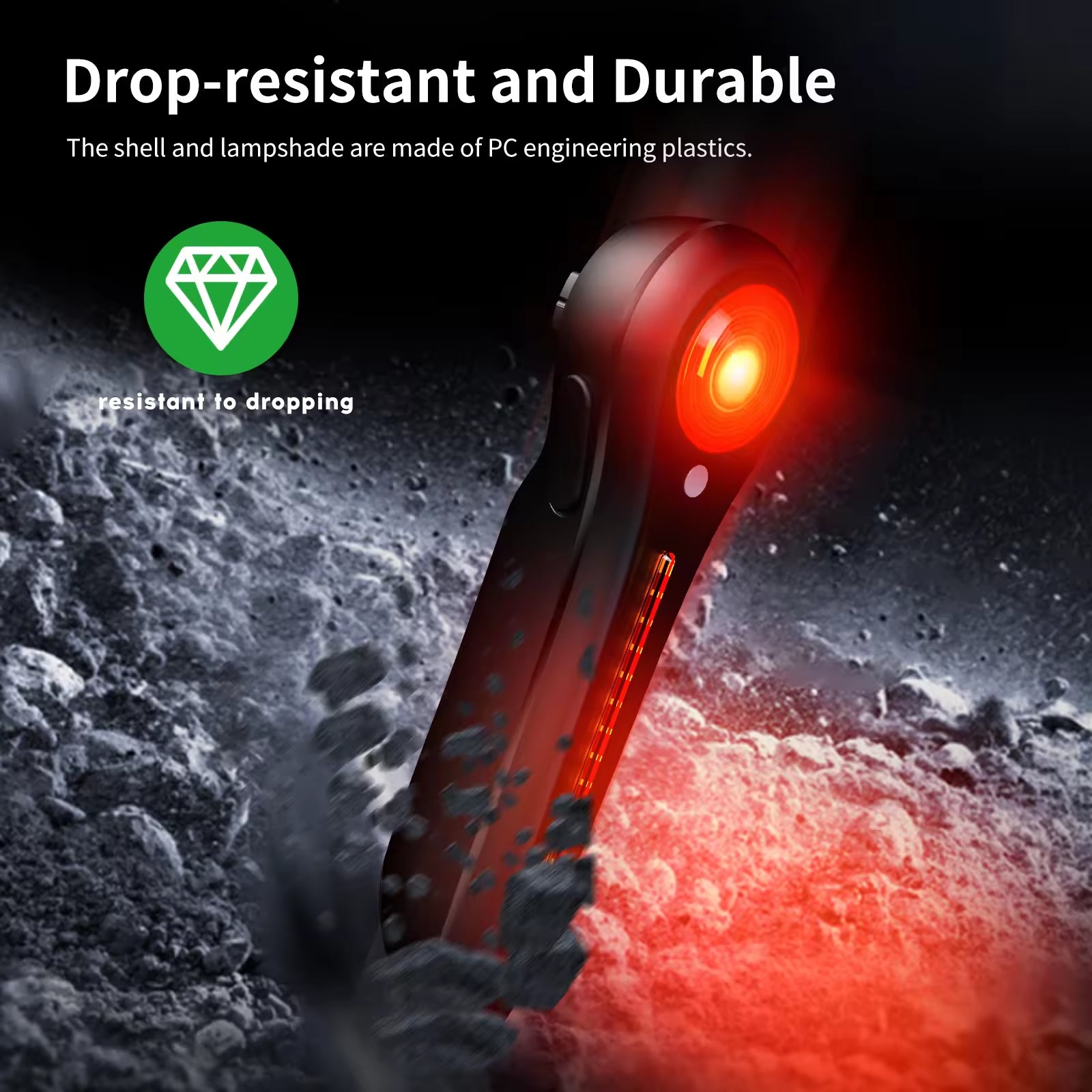 XICHAO Bicycle Intelligent brake sensing taillights