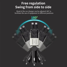 XICHAO 4 in 1 Mecha Wind Car Charger