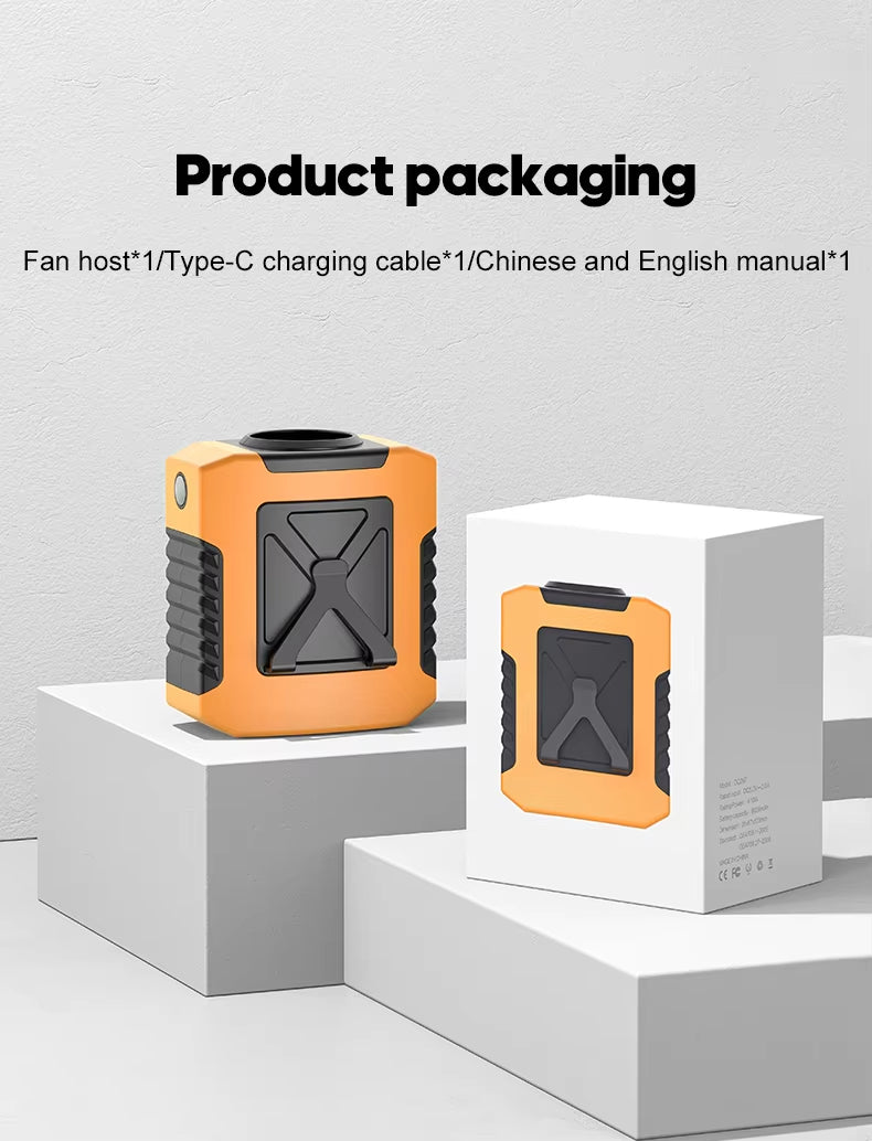 XICHAO 3-in-1 waist-hanging fan