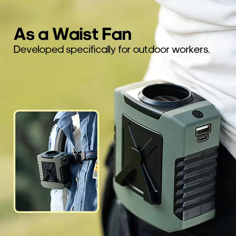 XICHAO 3-in-1 waist-hanging fan