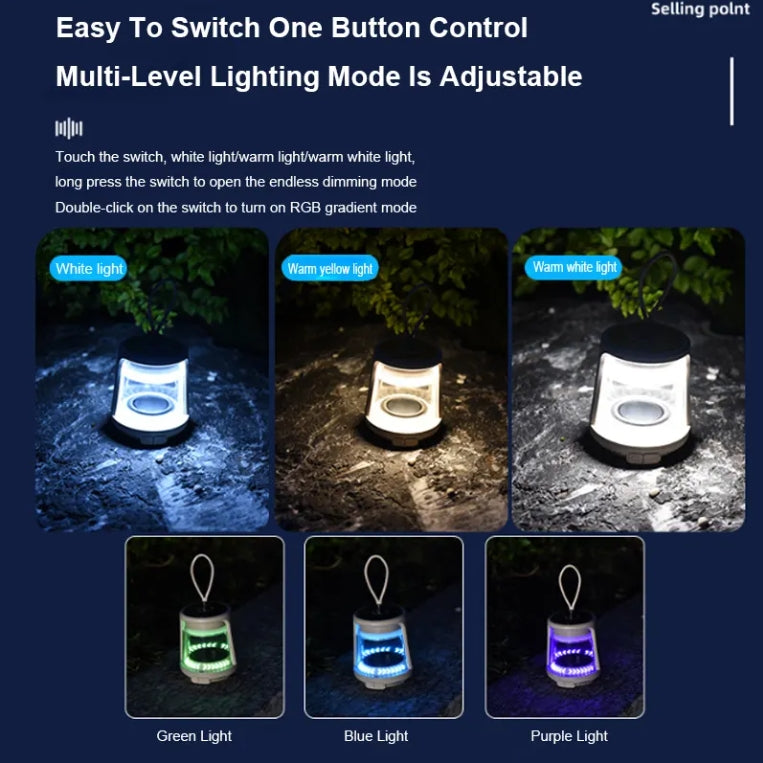 XICHAO Bluetooth speaker & Camping light