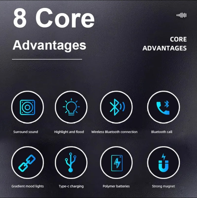 XICHAO Bluetooth speaker & Camping light